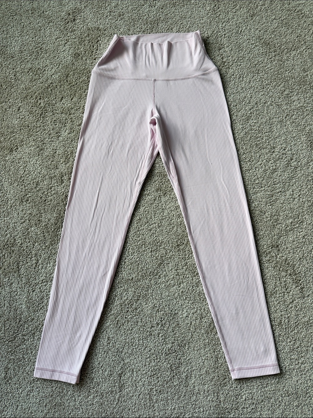Aritzia Golden BUTTER Rib New Cheeky Hi-Rise 26" Legging Villa Pink
